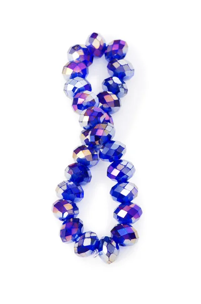 Purple bracelet isolated on the white background — Stock Photo, Image