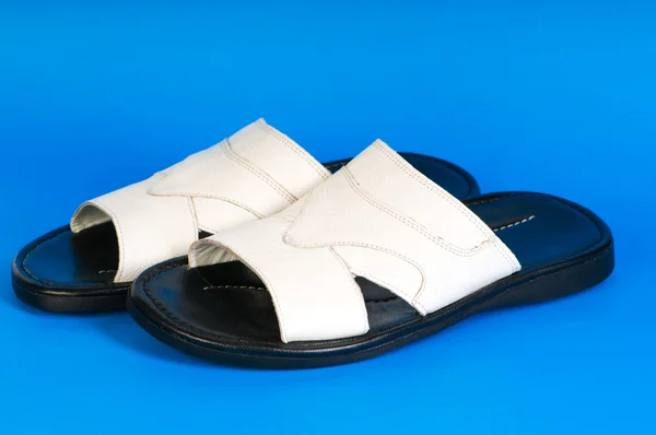 Módní koncept - letní boty na pozadí — Stock fotografie