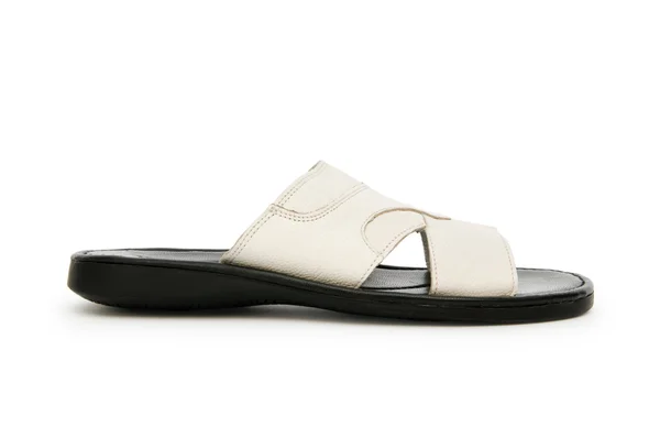 白い背景で隔離の夏の靴 ロイヤリティフリーのストック画像