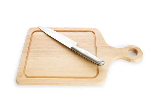 Cutting board isolated on the white background — Stock Photo, Image
