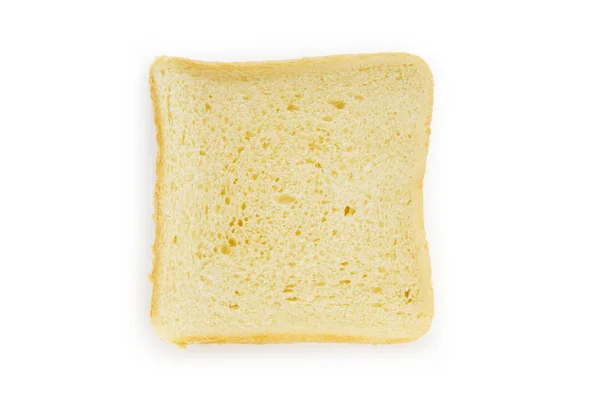 Krojonego chleba na białym tle na białym tle — Zdjęcie stockowe
