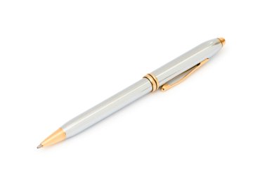 Writing pen isolated on the white background clipart