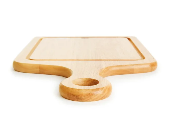 Cutting board isolated on the white background — Stock Photo, Image