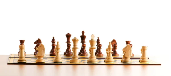 Stock image Set of chess figures on the playing board