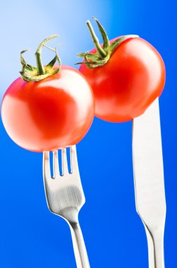 gradyan arka planı kırmızı domates