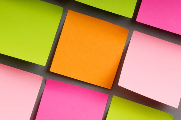 stock image Reminder notes on the bright colorful paper