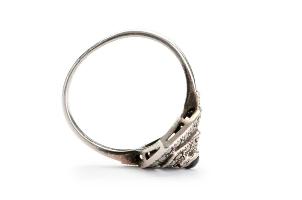 Jewellery ring isolated on the white background — Stock Photo, Image