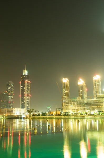 Panorama se město Dubaj - Spojené arabské emiráty — Stock fotografie