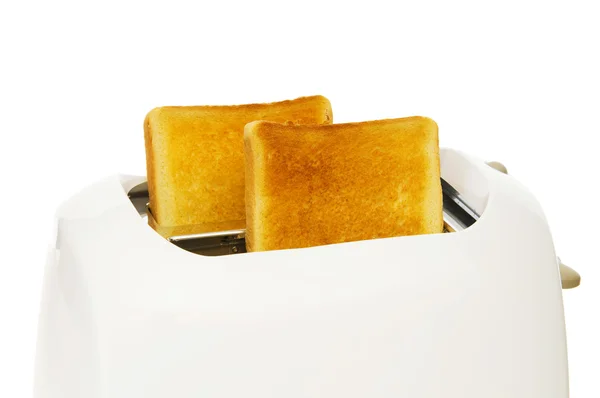 Chleb toster na białym tle na białym tle — Zdjęcie stockowe