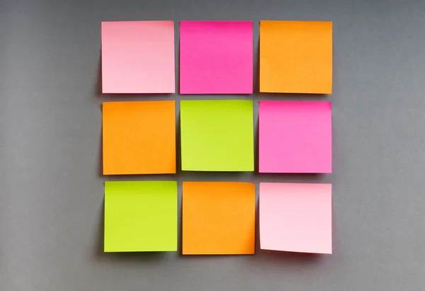 stock image Reminder notes on the bright colorful paper