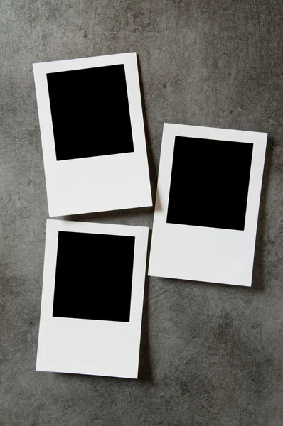 Conceito de designer - molduras de fotos em branco para suas fotos — Fotografia de Stock