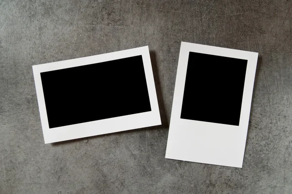 Designerkonzept - leere Fotorahmen für Ihre Fotos — Stockfoto