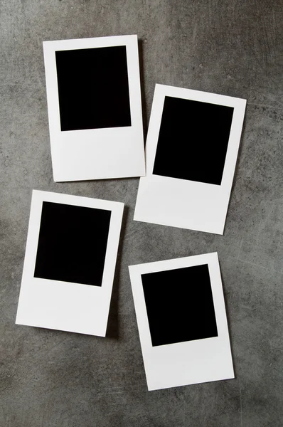 デザイナーの概念-あなたの写真のための空白の写真フレーム — ストック写真