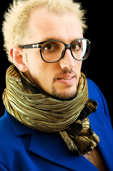 Portrait of a man with glasses Stock Picture