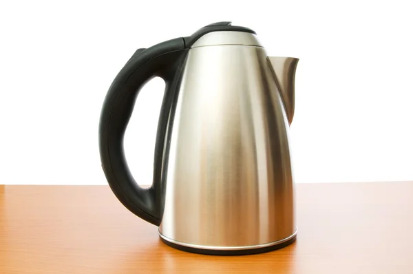 Shiny kettle isolated on the white background — Stock Photo, Image