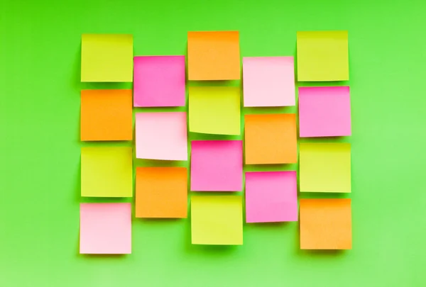 stock image Reminder notes on the bright colorful paper