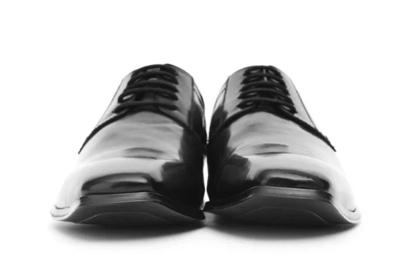 Zapatos masculinos aislados sobre el fondo blanco — Foto de Stock