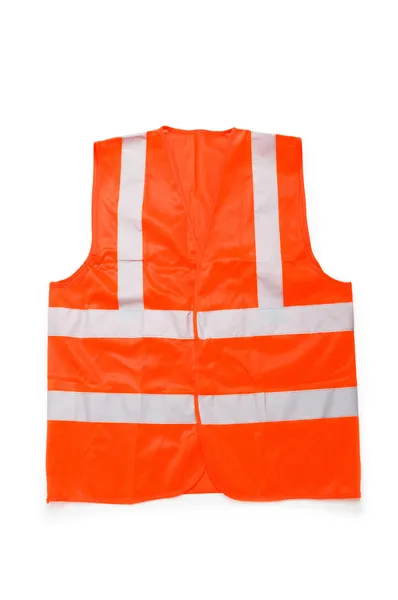 Orange vest isolated on the white background — Stock Photo, Image