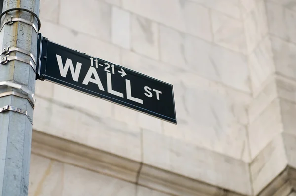 New York City - 4. September 2010 - Wall Street und Börse — Stockfoto