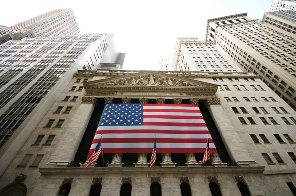 ニューヨーク - 4 9 月 2010 - ウォール街と証券取引所 — ストック写真