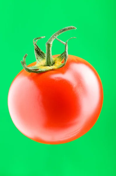 Röd tomat mot tonad bakgrund — Stockfoto