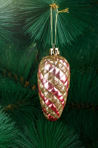 Noel Dekorasyon Tatil Kavramı Ağaçta — Stok fotoğraf