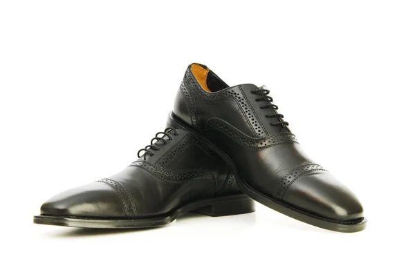 Mannelijke Schoenen Geïsoleerd Witte Achtergrond — Stockfoto