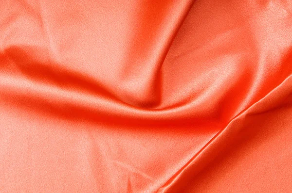 Bright Satin Fabric Folded Used Background — Stock Photo, Image