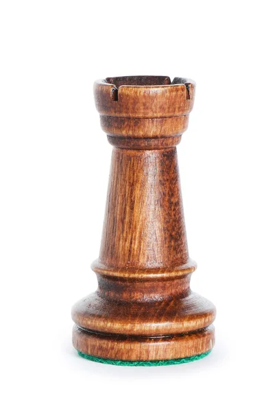 Шахматная Фигура Белом Фоне — стоковое фото