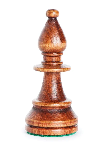 Sakk figura elszigetelt fehér background — Stock Fotó