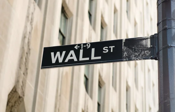 New York City September 2010 Wall Street Und Börse — Stockfoto
