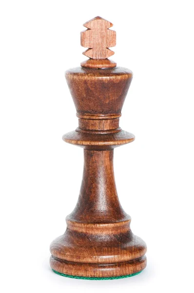 白い背景で隔離のチェス図 — ストック写真