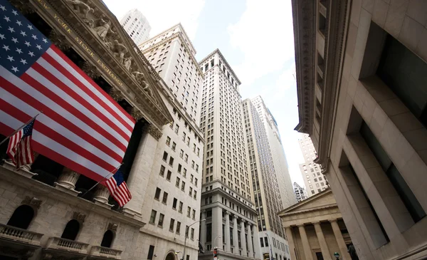 New York City Sep 2010 Wall Street Stock Exchange — Stock Photo, Image