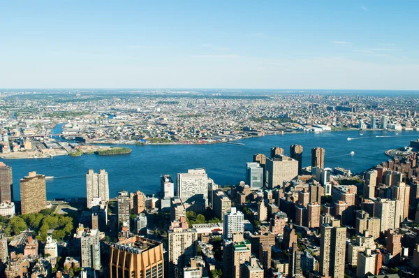 Panorama Nowego Jorku Wysokich Wieżowców — Zdjęcie stockowe
