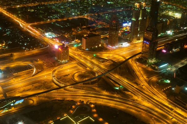 stock image Panorama of down town Dubai city - UAE