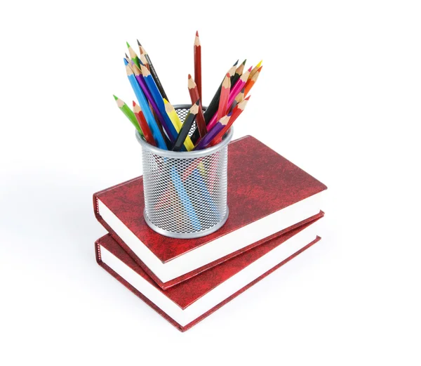 Back School Concept Books Pencils — Stock Photo, Image