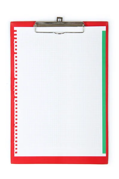 Writing board isolated on the white background — Stock Photo, Image