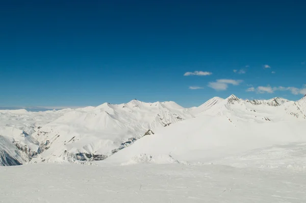 Altas Montanhas Sob Neve Inverno — Fotografia de Stock