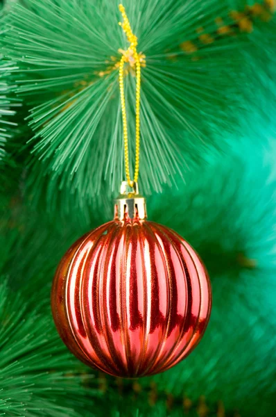 Χριστουγεννιάτικα Στολίδια Για Δέντρο Έννοια Των Διακοπών — Φωτογραφία Αρχείου