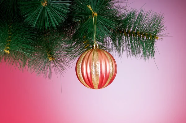 Рождественское Оформление Красочном Градиентном Фоне — стоковое фото
