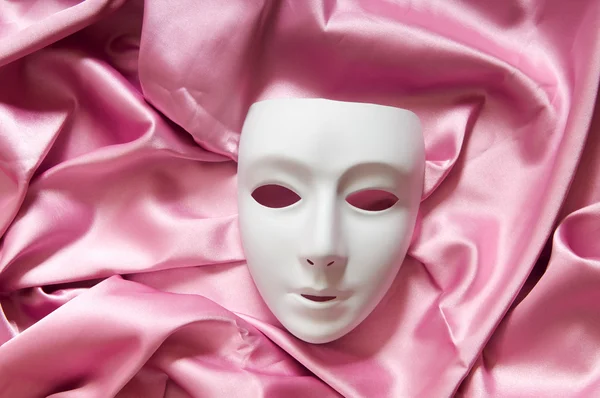 stock image Theatre concept with the white plastic masks