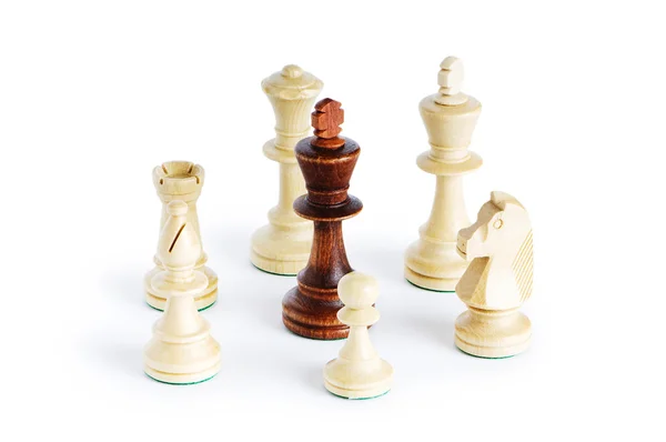 Σκάκι αριθμός που απομονώνονται σε λευκό φόντο — Φωτογραφία Αρχείου