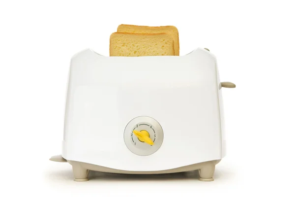 孤立在白色背景上的烤面包机 — 图库照片