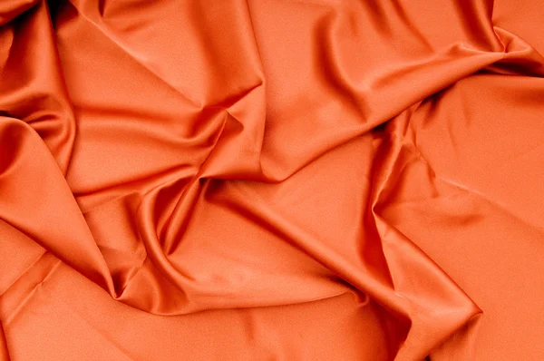 Bright Satin Fabric Folded Used Background — Stock Photo, Image
