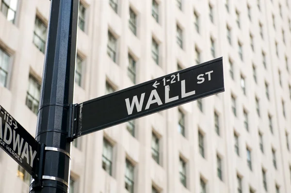 Nova Iorque - 4 de setembro de 2010 - Wall Street e bolsa de valores — Fotografia de Stock