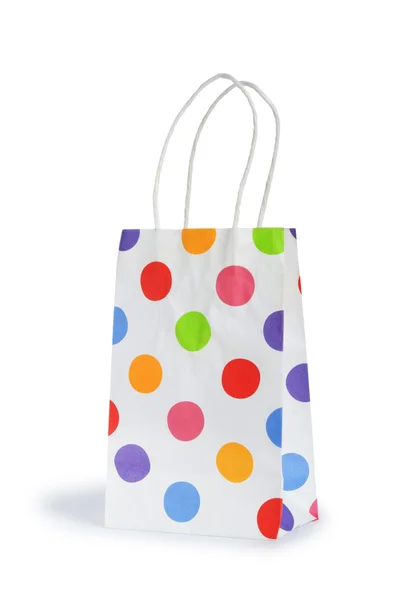 Shopping bags isolated on the white background — Stock Photo, Image