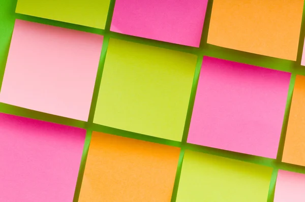 stock image Reminder notes on the bright colorful paper