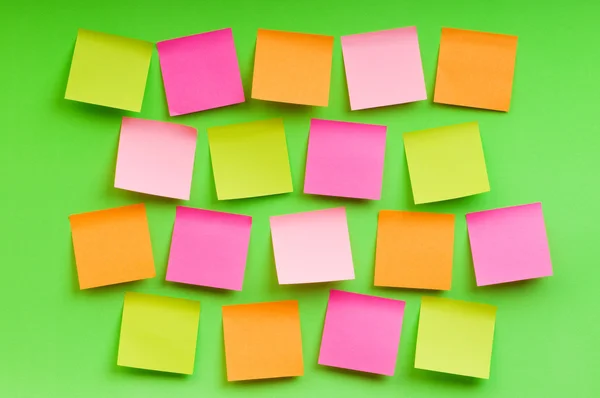 Reminder Notes Bright Colorful Paper — Stock Photo, Image