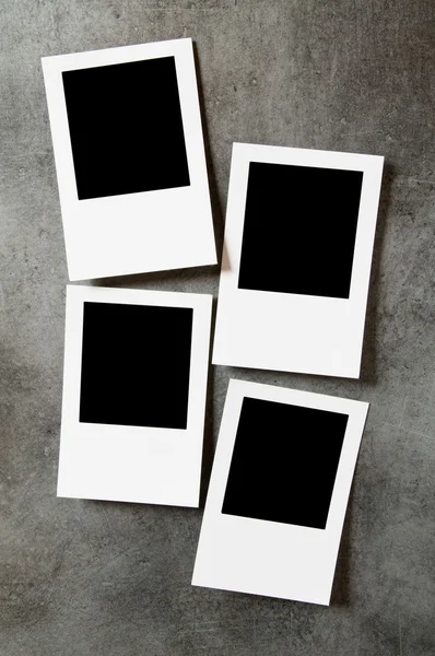 Designer koncept - tomma fotoramar för dina foton — Stockfoto
