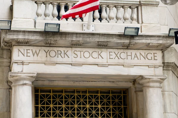 Nova Iorque Setembro 2010 Wall Street Bolsa Valores — Fotografia de Stock